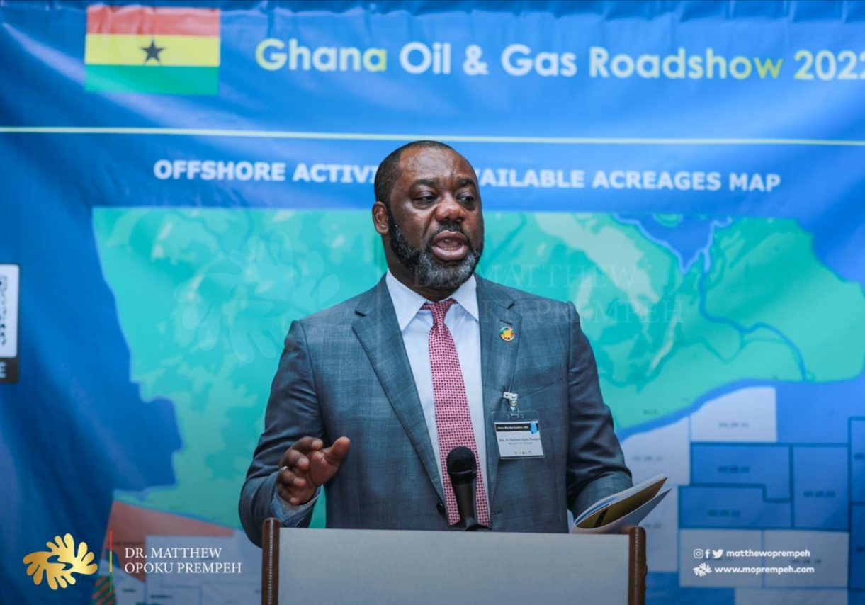 Energy Minister promotes Ghana’s offshore oil blocks to investors ...