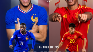 France vs Spain semifinal poster