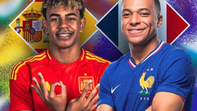 France vs Spain semifinal poster