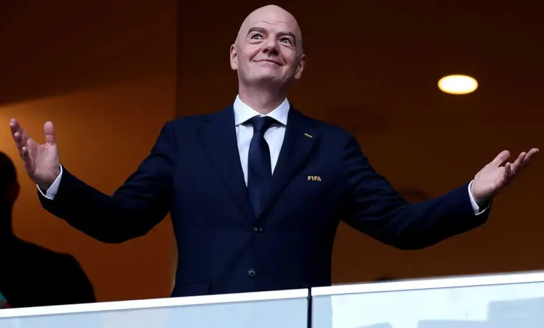 FIFA president Gianni Infantino during an official appearance.