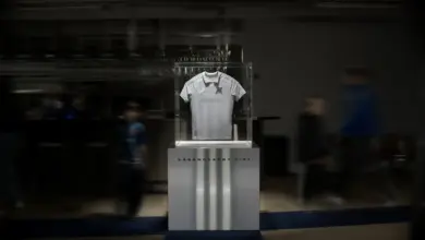 The special Djurgården anniversary jersey celebrating 135 years.