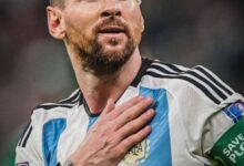 Lionel Messi proving his greatness on the World Cup stage