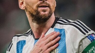 Lionel Messi proving his greatness on the World Cup stage