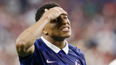 France players react after Spain semifinal defeat, Mbappé the poster boy of France.