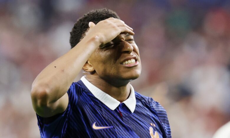 France players react after Spain semifinal defeat, Mbappé the poster boy of France.