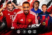 Graphic showing footballers linked with Europe's biggest clubs during the summer transfer window, highlighting transfer activity as pre-season begins.